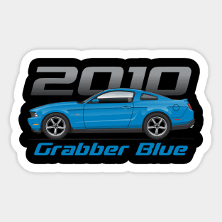 2010 Grabber Blue Sticker